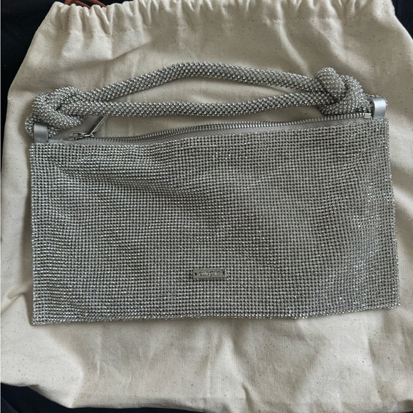 cult gaia Handbags - Cult Gaia HERA NANO RHINESTONE SHOULDER BAG